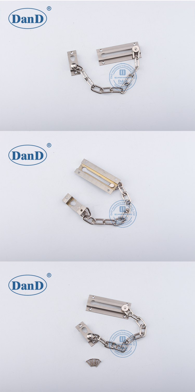 Verrouillage de la cha&icirc;ne de porte