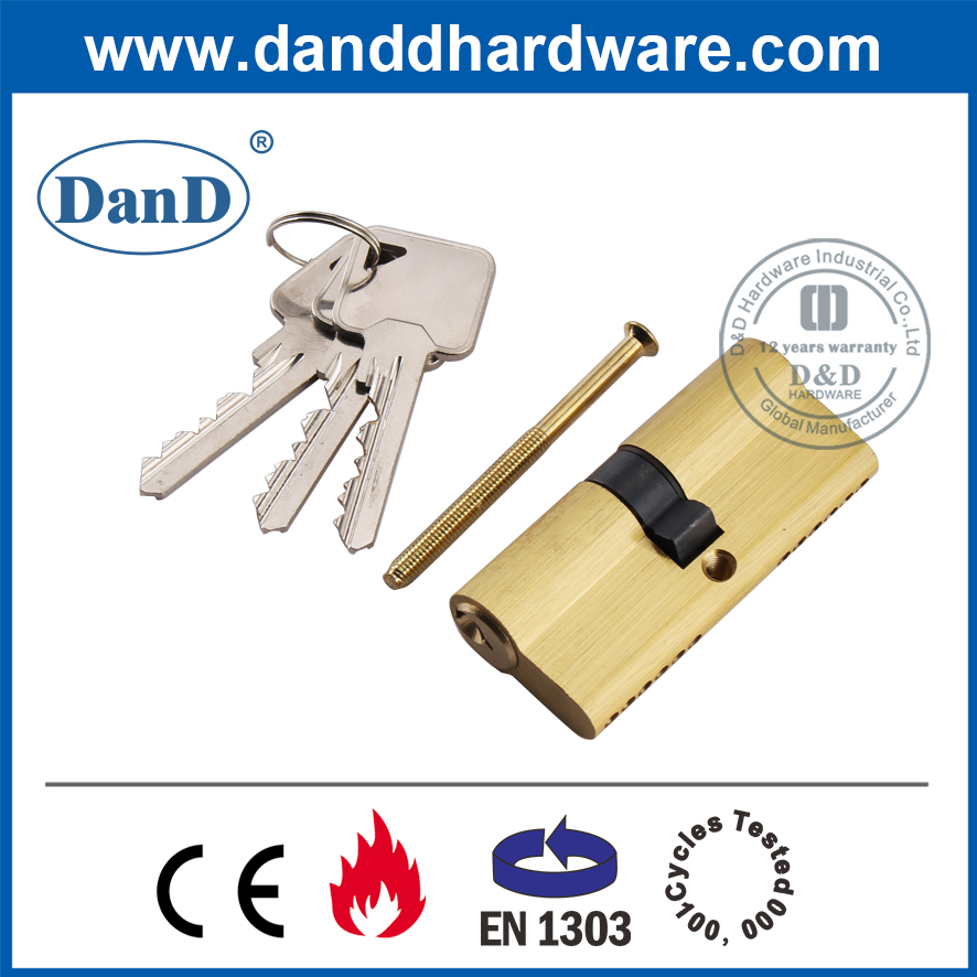 EN1303 Gloden Security Mortise Door Lock Double cylindre-DDLC003
