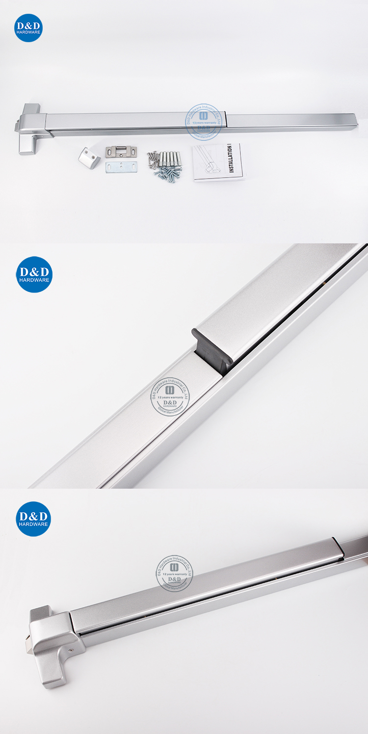 Portes avec des barres de panique