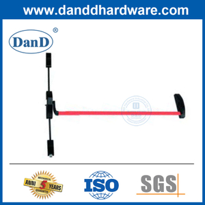 Dispositif de sortie commercial barre de panique acier rouge noir extérieur panique de sortie dispositif-ddpd036