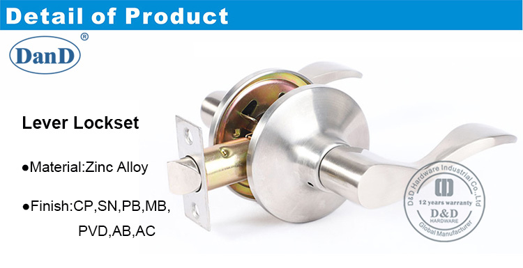 Hardware Lock-DDLK069-D et D du levier de porte