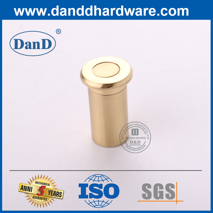 Prise anti-poussière en acier inoxydable pour porte en bois-DDDP001