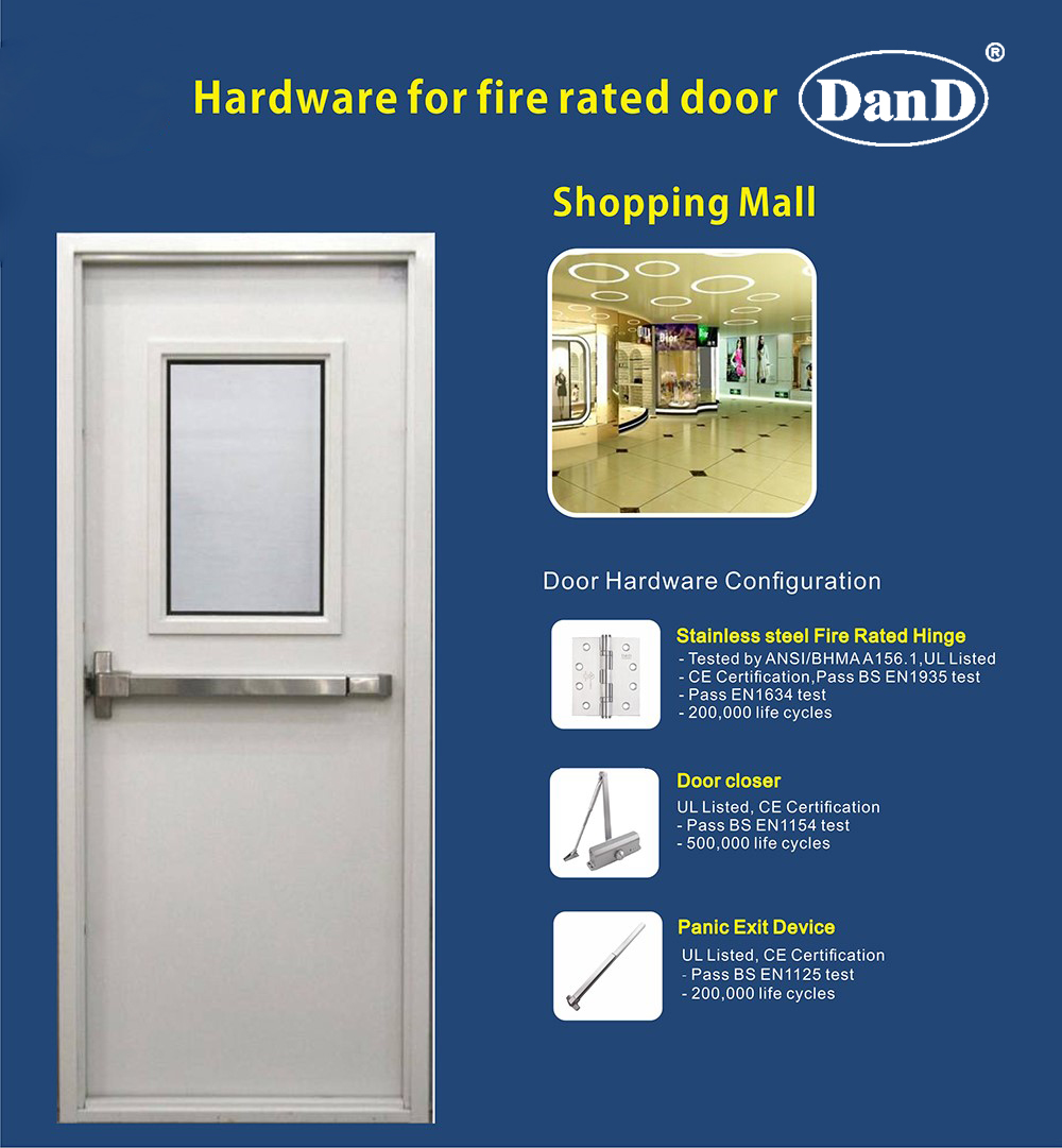 Quel type de quincaillerie de porte convient aux portes incendiaires et au mat&eacute;riel D