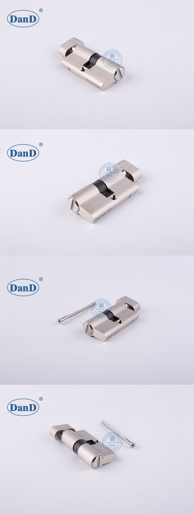 Cylindre de verrouillage de 60 mm 