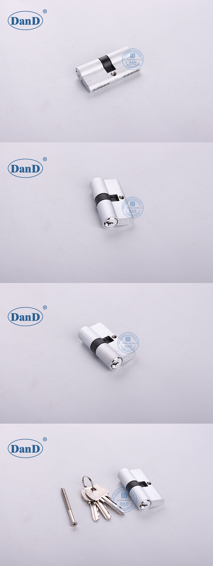 Verrouillage de la porte avec les cl&eacute;s