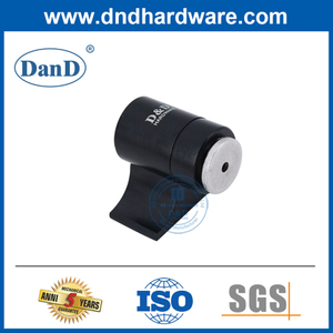 Chine Factory Black Magnetic Door Stopper Alliage Zinc Porte industrielle Stop-DDDS033