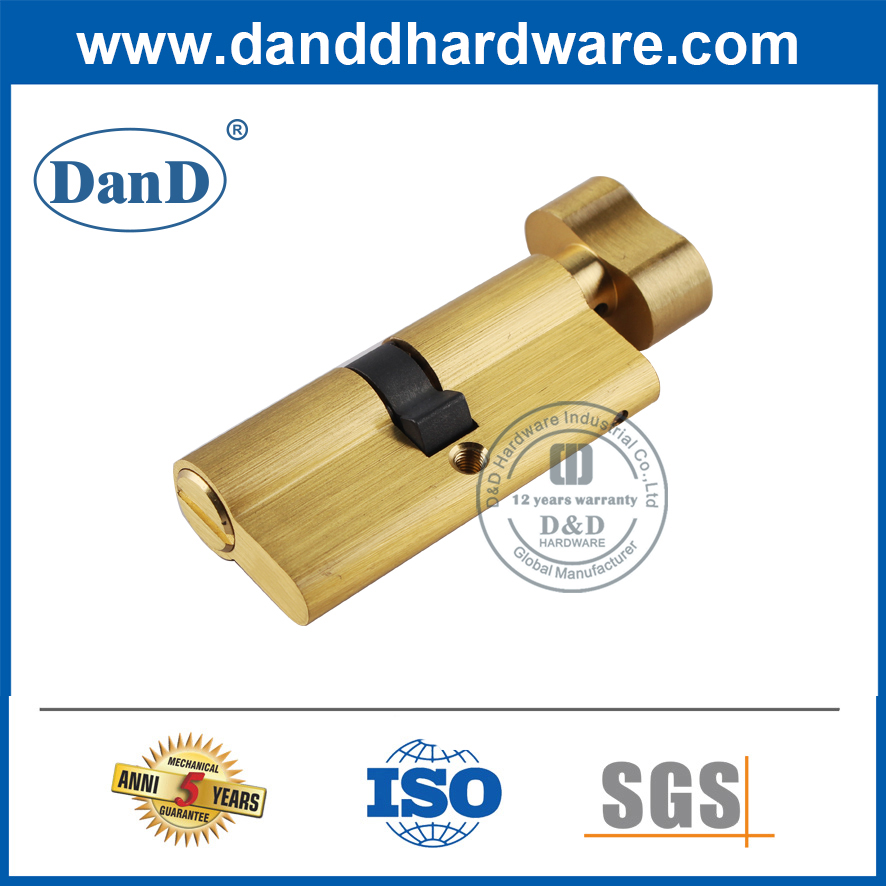 Cylindre de serrure en laiton