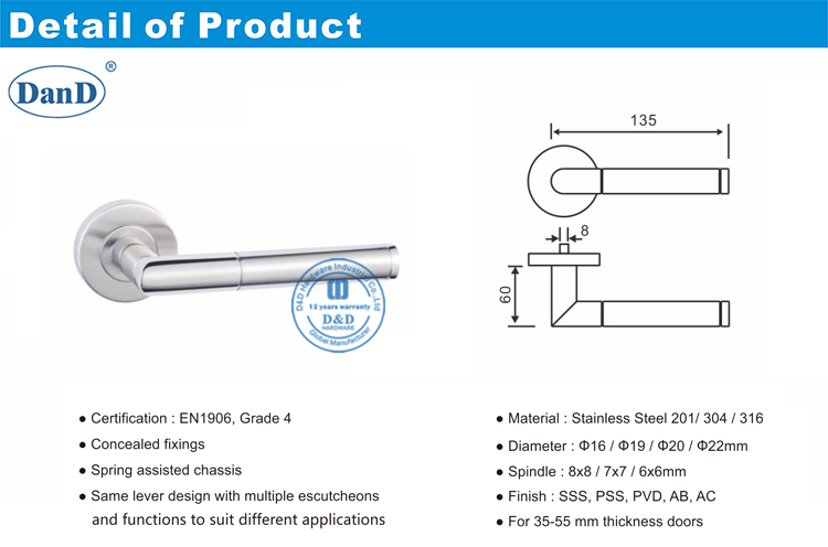 Poign&eacute;es &agrave; double porte-d et d mat&eacute;riel D et D