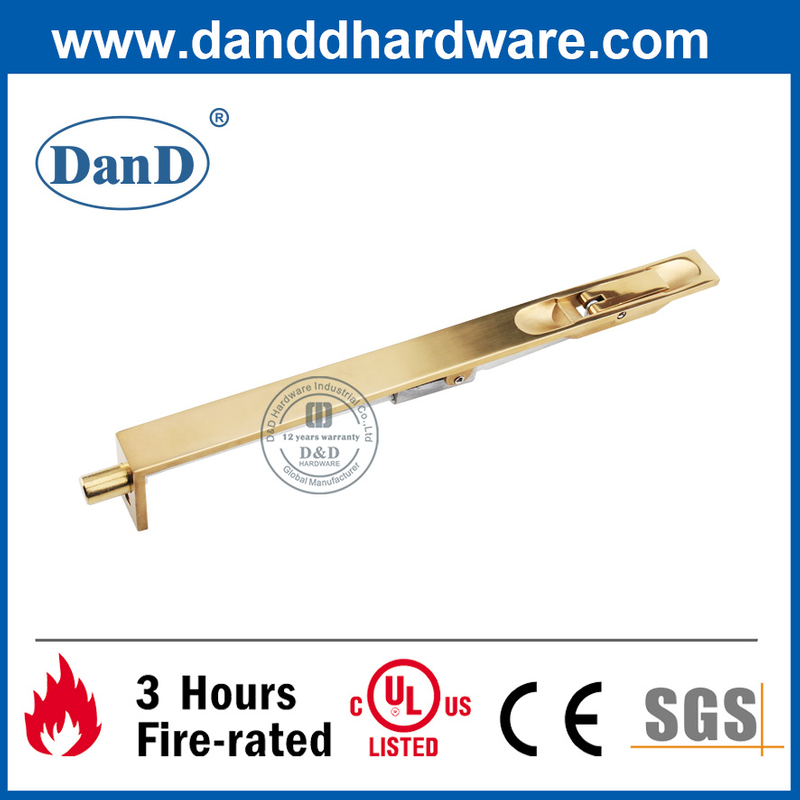 Boulon de rinçage de porte dissimulé en laiton pour porte interne-DDDB004