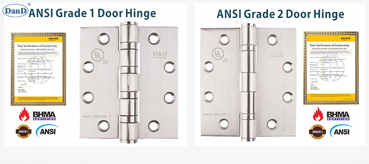 07 ANSI Grade 1 et Grade 2 Door Hinge-D et D Hardware