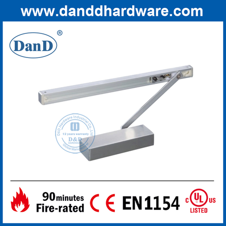 Porte coulissante hydraulique en aluminium silencieux de 180 degrés aluminium-DDDC008