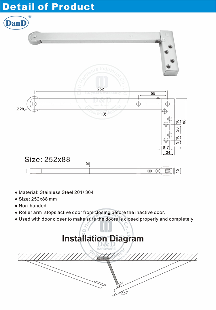 Coordinateur de porte de porte-d et d mat&eacute;riel D et D