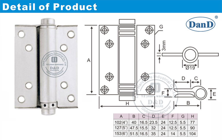 SS Spring Poor Hardware-d et D Hardware