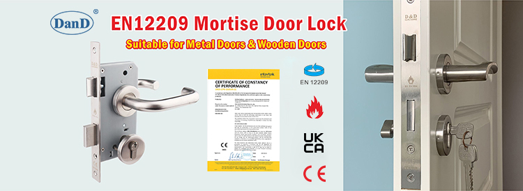 Serrure de porte en m&eacute;tal