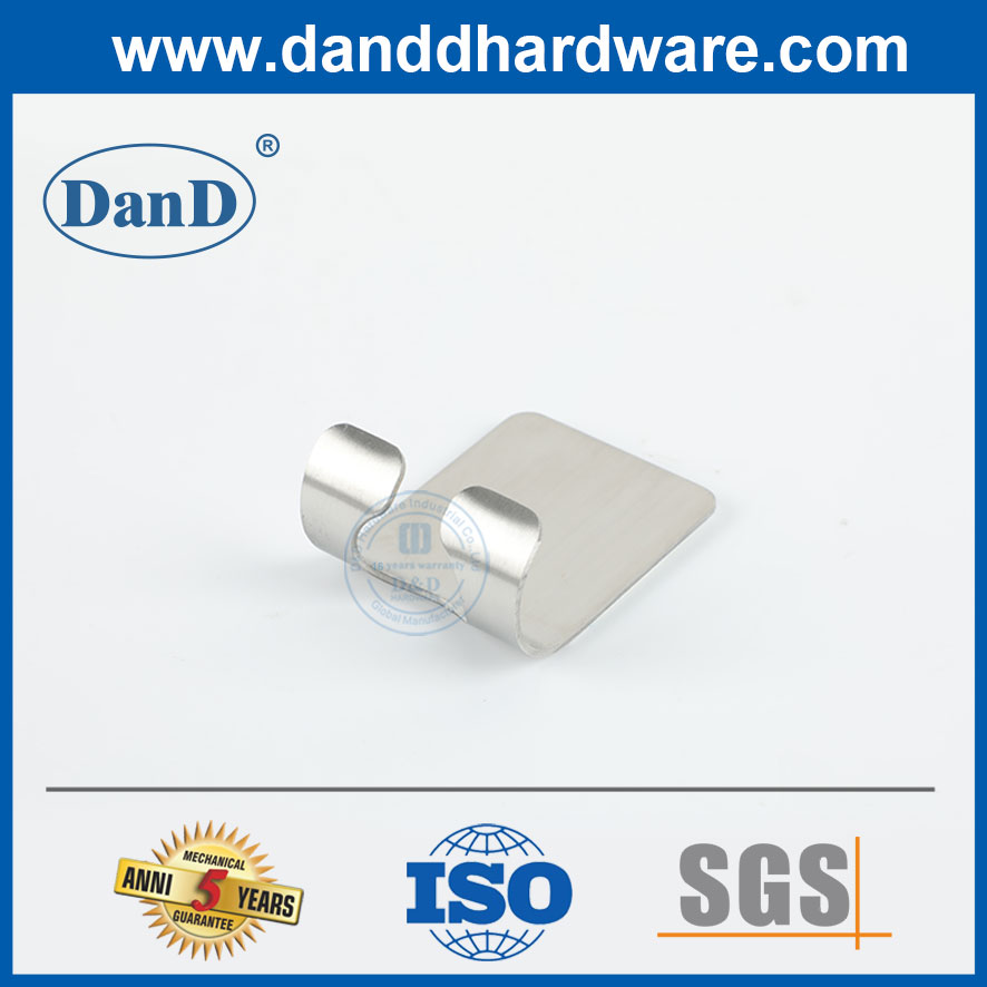 Crochet de serviette Cotel de salle de bain Hange Hange en acier inoxydable auto-adhésif Hooks-DDTC002