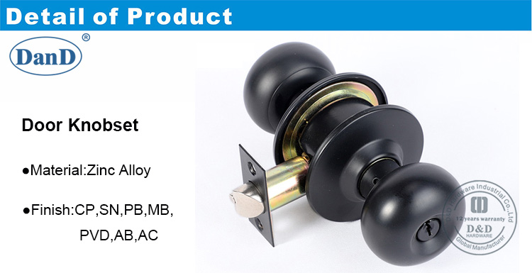 Porte noire LockSet-DDLK068-D et D mat&eacute;riel