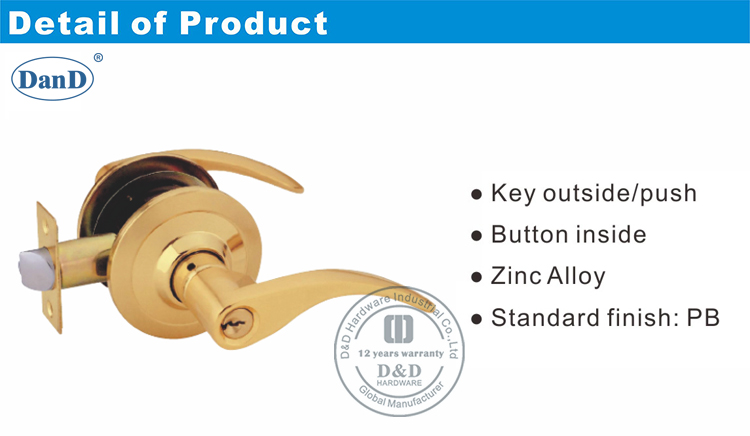 Hardware Lock-D et D en acier inoxydable