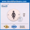 Plaque de toilette femelle murale en acier inoxydable - DDSP002