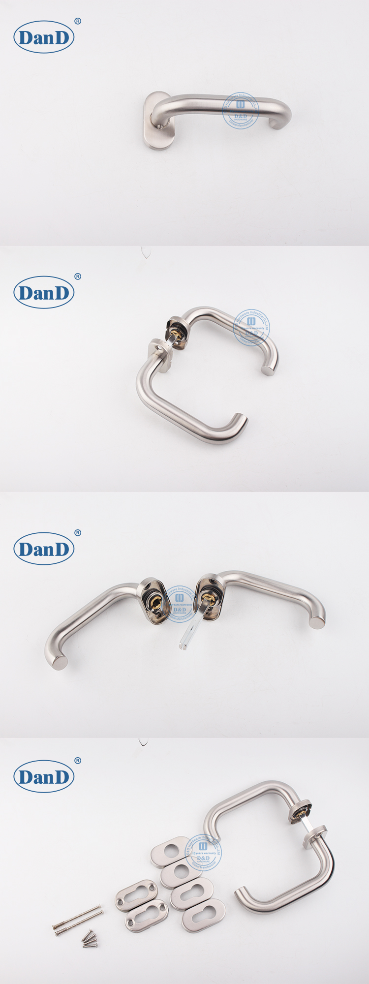 Poign&eacute;e de porte acier inoxydable 