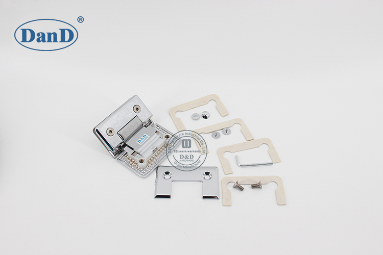 Hinges en verre sans cadre