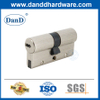 Cylindre de verrouillage de porte à double porte en laiton à haute sécurité avec touches-ddlc021