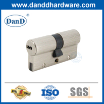Cylindre de verrouillage de porte à double porte en laiton à haute sécurité avec touches-ddlc021