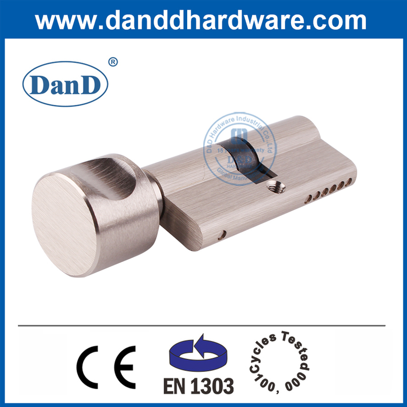 BS EN1303 70 mm Single Cylindre en laiton de pouces ouverts Single-DDLC001-70MM-SN