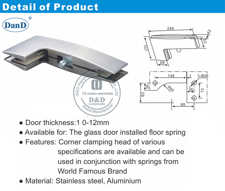 Corner Crank Patch ajust&eacute; et D