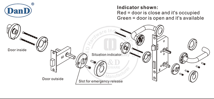 WC Deadbolt -D et D Hardware