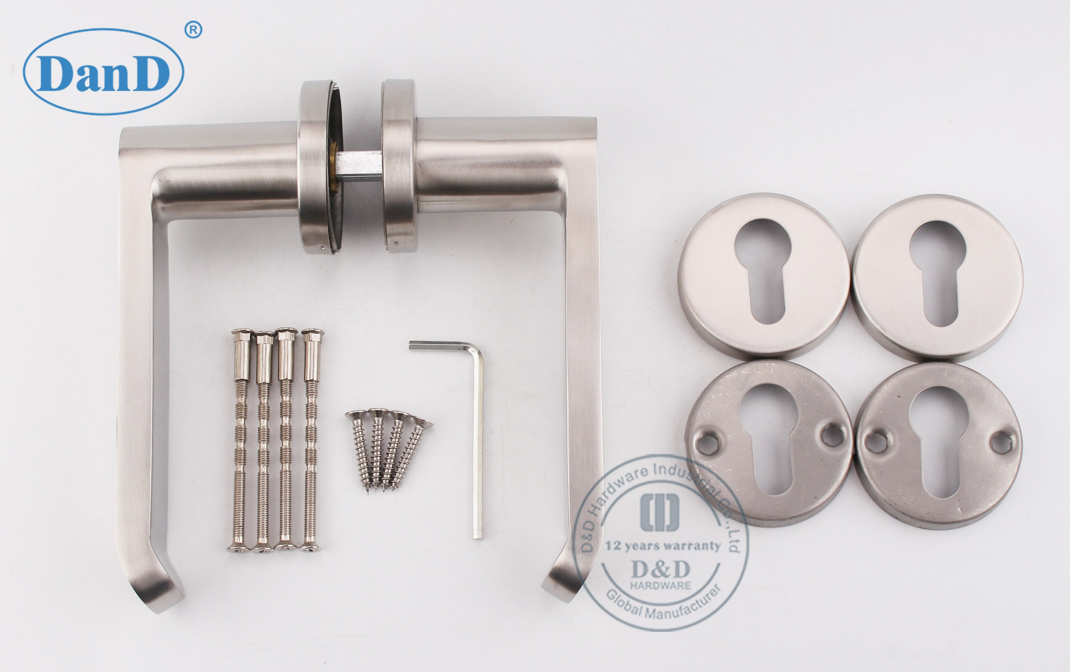 Double porte poign&eacute;e-D et D