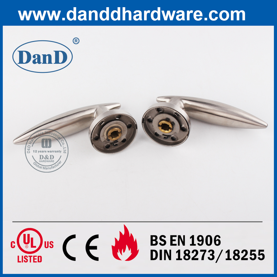 Acier inoxydable 304 Poignée de levier de porte commerciale contemporaine-DDSH021