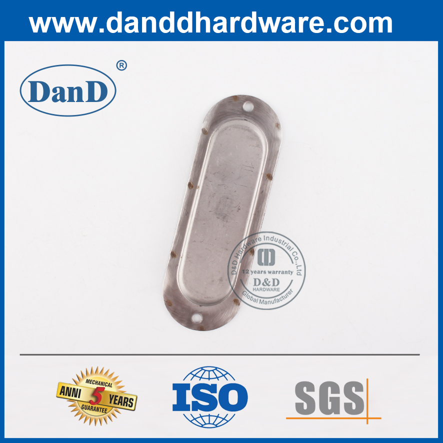 Forme ovale en acier inoxydable Handle Flush-DDFH009