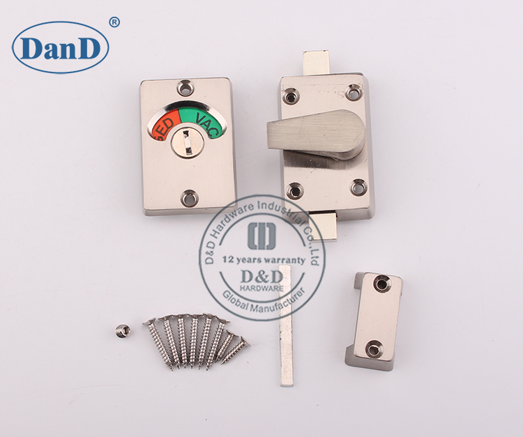 Indicateur en acier inoxydable avec mat&eacute;riel vacant et engag&eacute; -D et D