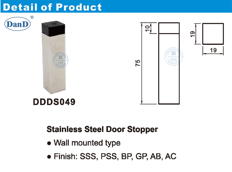 Arr&ecirc;t de la porte de la salle de bain