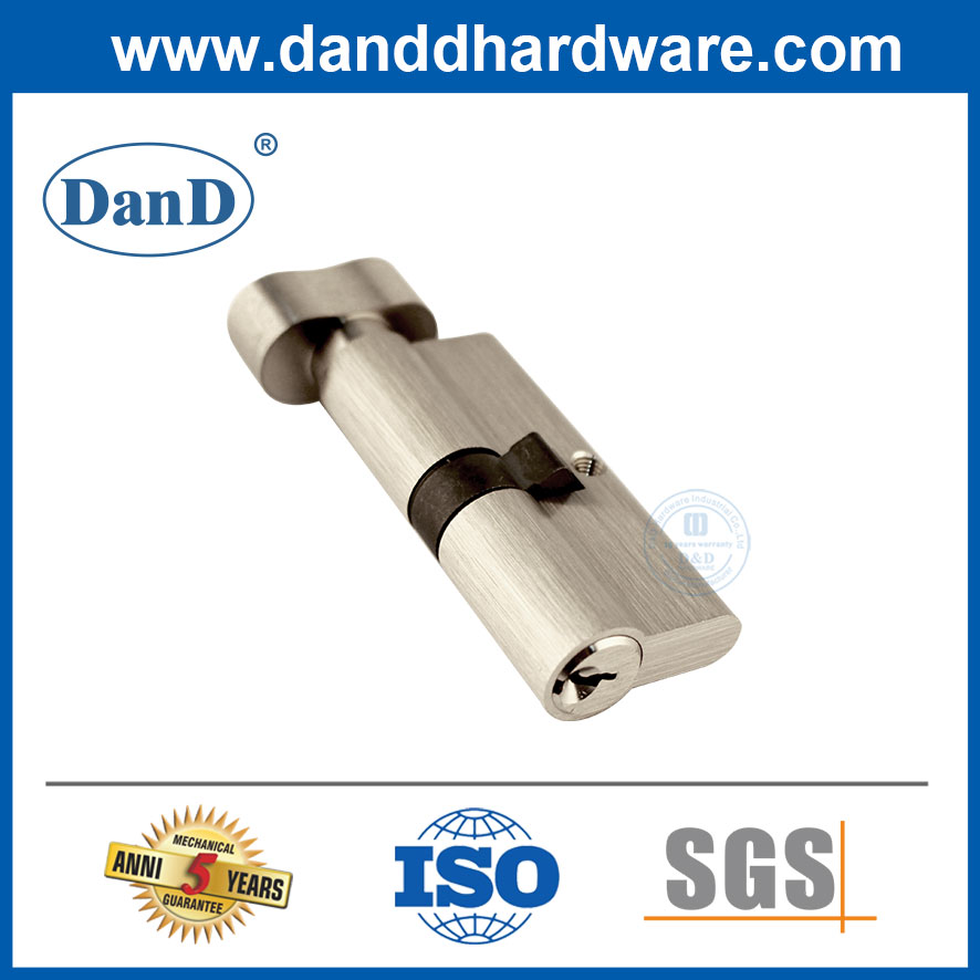 Cylindre de verrouillage de bouton d'arachide de haute qualité Euro Single Door Cylinder Lock-DDLC014
